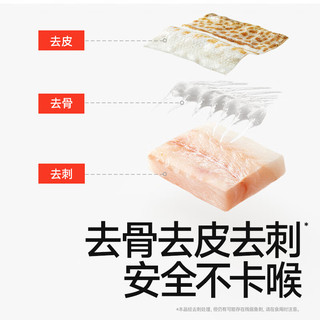 秋田满满 大西洋真鳕鱼 去皮去刺 75g 冷冻生鲜鱼类