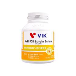 vik 叶黄素 omega3 磷虾油 0.53g*60粒