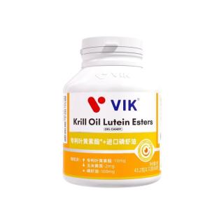 vik 叶黄素 omega3 磷虾油 0.53g*60粒