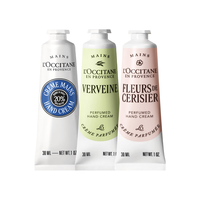 欧舒丹 经典香氛护手霜礼盒30ml*3 赠护手霜10ml*6+礼袋