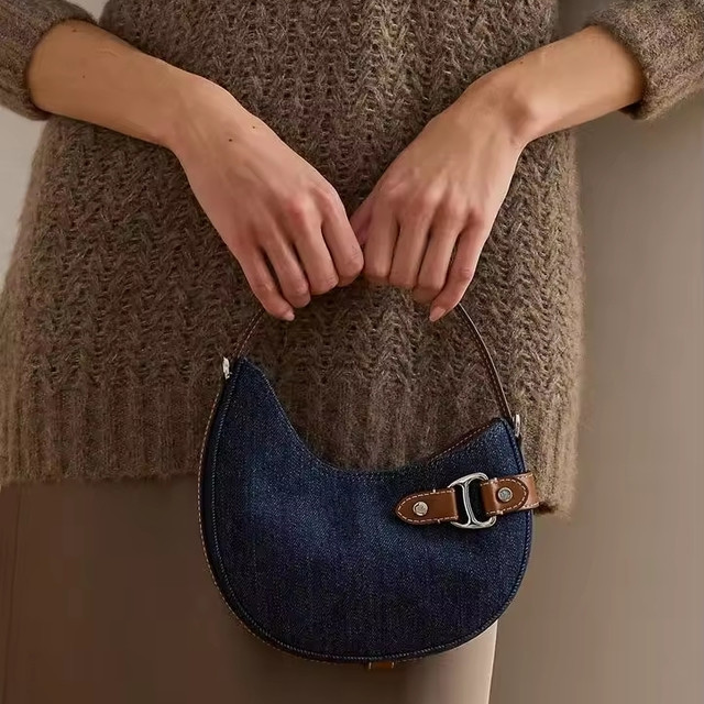限新用户：RALPH LAUREN 女款 Tasha系列 牛仔小号斜挎包
