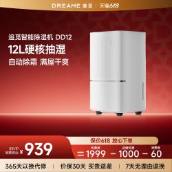 追觅 智能除湿机抽湿机抽水量2升室内空调房吸湿DD12