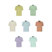 威可多 七彩Polo 棉质舒适 浅蓝色 2XL 男士POLO衫