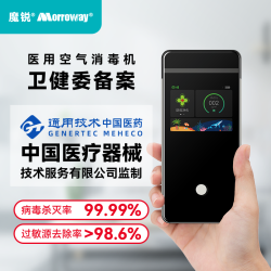 MORROWAY 魔锐空气消毒机净化器除甲醛去病毒便携母婴净化机车载Y-A5
