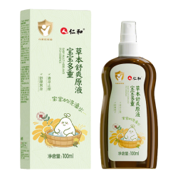 仁和 宝宝草本原液婴幼儿童草本原液防去痱洗泡澡花露水驱蚊子痒痱子水 100ml/瓶