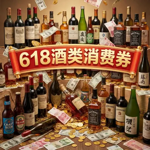 京东酒类消费券都在这里啦：这个618持续薅羊毛 看这一篇就够啦保持更新