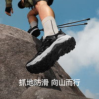  PELLIOT/伯希和 防滑耐磨 男士登山鞋 【男款】曜石黑/防滑耐磨 43