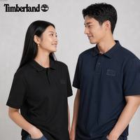  Timberland/添柏岚 透气 男士POLO衫 A6HTY001/黑色