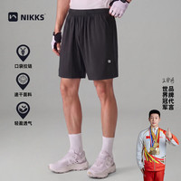 NIKKS 速干透气 黑色 XL 男士运动短裤