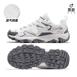 骆驼 FOS2210004 透气耐磨 白灰 40码 女士休闲鞋