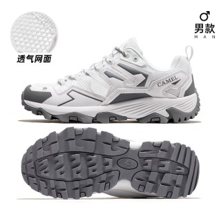 骆驼 FOS2210004 透气耐磨 白灰 40码 女士休闲鞋