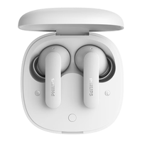  PHILIPS/飞利浦 主动降噪 无线蓝牙耳机 【T2200皓月白】无损音质·降噪