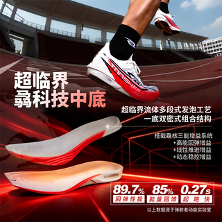 TANSHEZHE 黑马4.0Ultra 碳板跑鞋 白色 41码