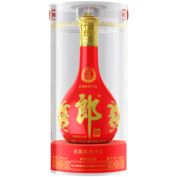 郎酒 红花郎15 酱香型 婚宴送礼白酒 53度 500ml*2瓶 双瓶装 新老包装随机发货