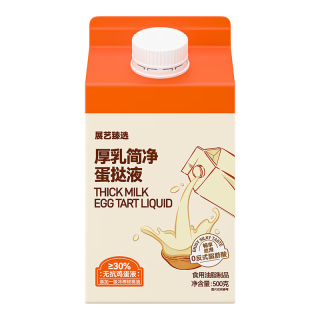 展艺 厚乳简净蛋挞液 0反式脂肪 500g