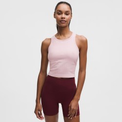 lululemon Ebb to Street 女士短款工字运动背心 LW1CJUS