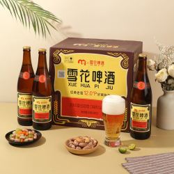 METRO 麦臻选x雪花经典沈阳老雪 啤酒 640ml*12瓶整箱装