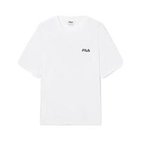 FILA 小标刺绣纯棉混纺 白色 M 短袖T恤