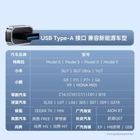 雷克沙 行车记录车载专用U盘新能源电车哨兵模式多路循环录像A/C口