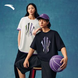 安踏 凯里·欧文果冻T丨冰丝运动短袖男女同款夏季新款宽松t恤上衣