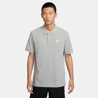 NIKE 男子纯棉POLOS夏季开衩运动时尚柔软翻领短袖T恤NIKE CJ4457