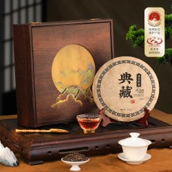 盛茗世家 普洱茶 陈香熟普 357g 礼盒装