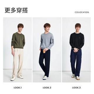 Navigare 纳维凯尔 7A抑菌纯棉针织衫 常春藤绿 XL