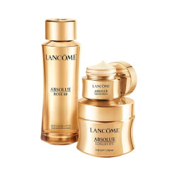 兰蔻 菁纯精华水150ml+眼霜20ml+菁纯面霜60ml