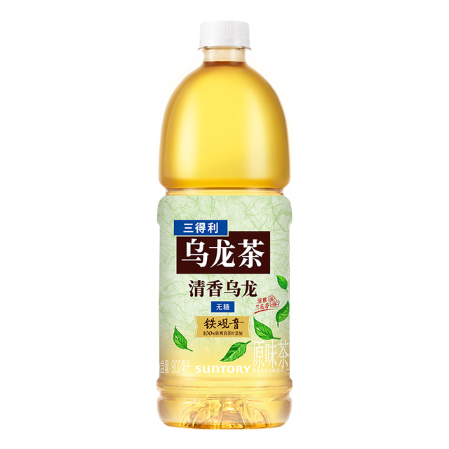 88VIP：三得利 清香乌龙无糖茶饮料900ml*12瓶
