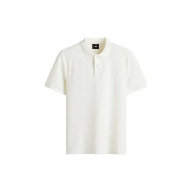 H&M 1289848 合身版 深灰色 M 男士POLO衫