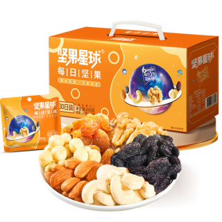 沃隆 每日坚果礼盒 混合口味 30袋装 600g