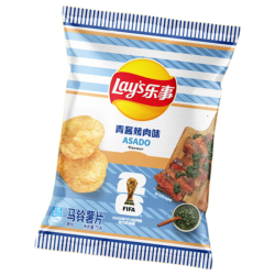 乐事 青酱烤肉味薯片 70g 袋装