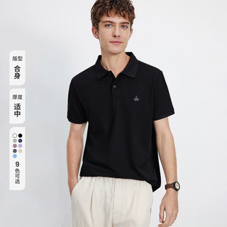 Navigare 纳维凯尔 接触凉感棉质 POLO衫 海军蓝 XL