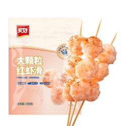 美好 红虾滑 500g 熟制火锅食材