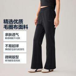 斯凯奇 女式微喇长裤 26夏修身显瘦喇叭裤