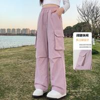 小猪班纳 物理防蚊 女童工装长裤