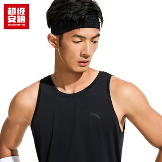 超级安踏 152627103U 速干 男款无袖T恤