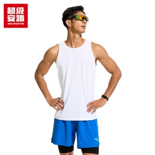 超级安踏 152627103U 速干 男款无袖T恤