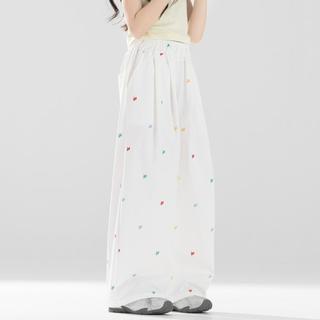 URBANSHOW 女童阔腿直筒长裤