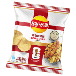 乐事 FIFA世界杯系列 炸鱼薯条味 135g 薯片