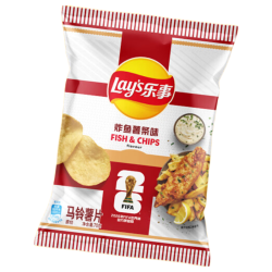 乐事 炸鱼薯条味 70g 袋装薯片