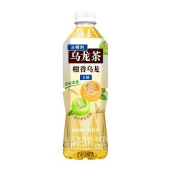 三得利 无糖柑香乌龙茶饮料 7500ml 500ml*15瓶