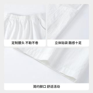 安奈儿 女童不易皱宽松休闲长裤