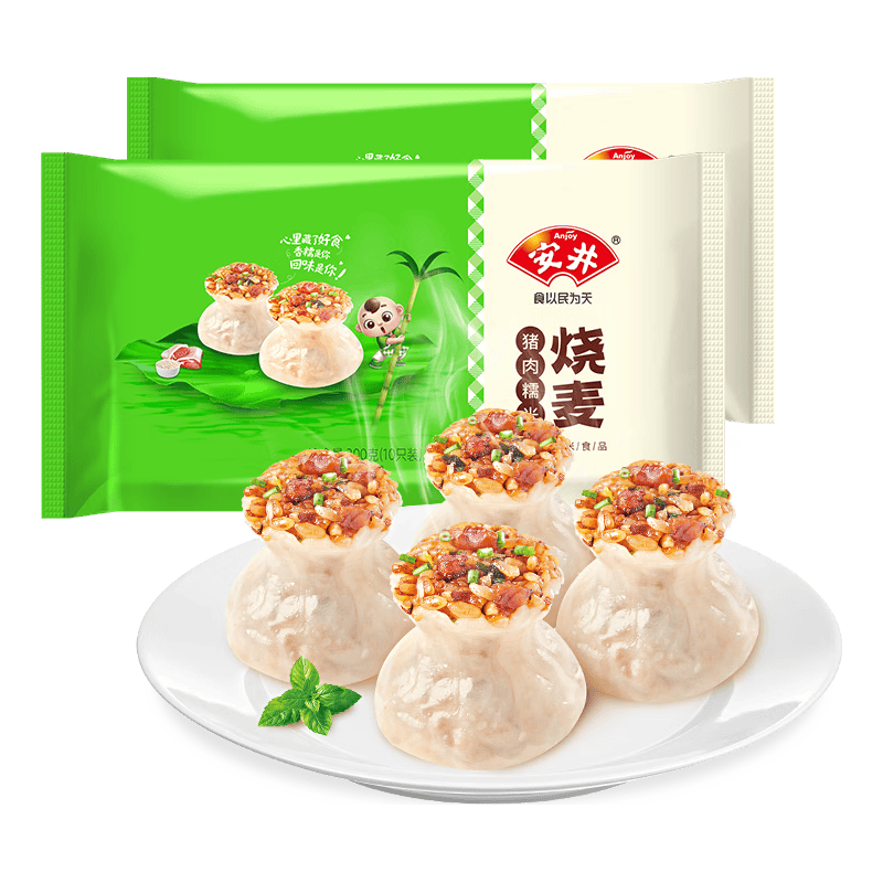 安井 猪肉糯米烧卖 300g*2袋 速冻面点