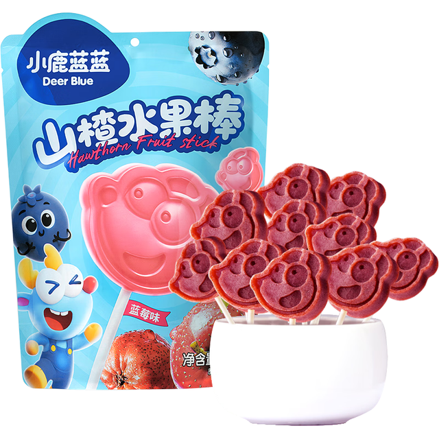 小鹿蓝蓝 山楂果然棒 蓝莓味 106g