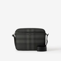 BURBERRY Muswell –格纹拼皮革包 80685881