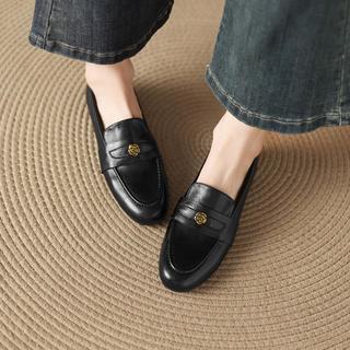 ST&SAT 山羊皮透气乐福鞋
