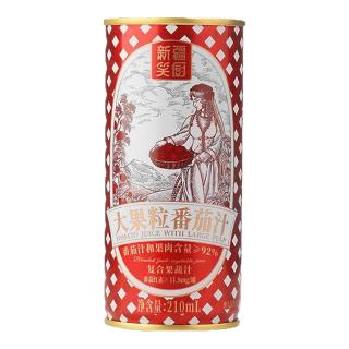 笑厨 新疆大果粒番茄汁 100%汁 210ml*12罐