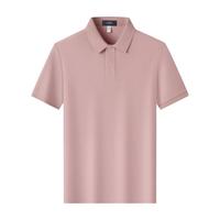 杉杉 桑蚕丝亚麻醋酸混纺 男士POLO衫