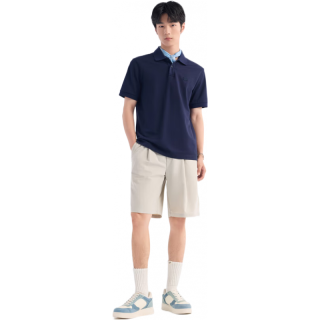 九牧王 JT2EX20270 凉感科技 藏青 3XL 男士POLO衫